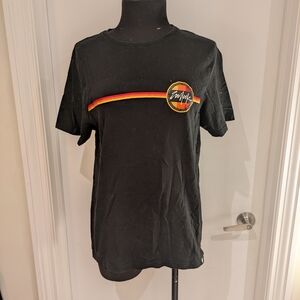 Zoo York Black Tee with Multicolor Stripe